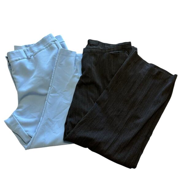 Lane Bryant Pants Womens Size 20 Bundle Blue Black Professional Office Work Play - Picture 1 of 6